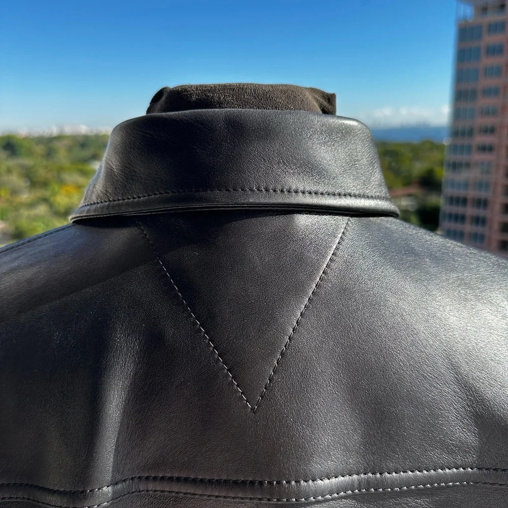Bottega Veneta Lambskin Leather Shirt
Jacket Black IT 38 | US 6 Quiet Luxury NWT - Picture 4 of 16